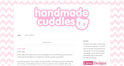 Desktop Screenshot of handmadecuddles.com
